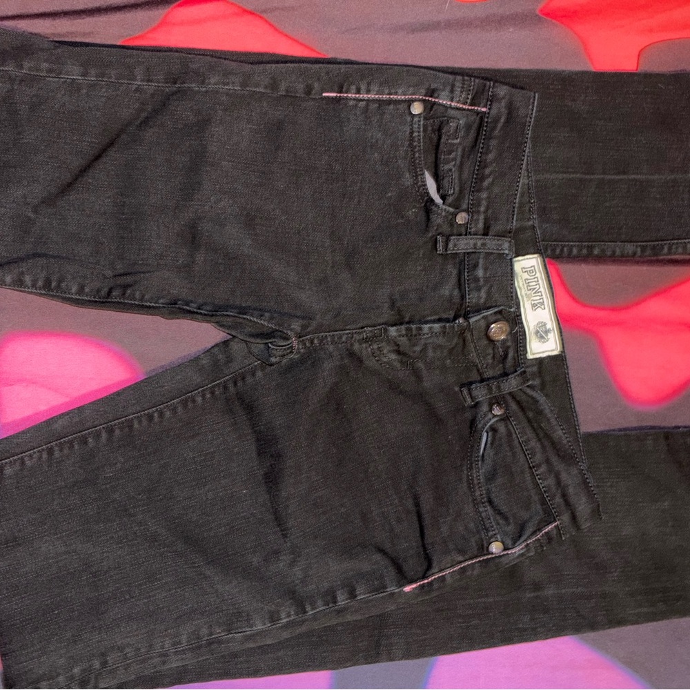 PINK Victoria's Secret Black Skinny Jeans